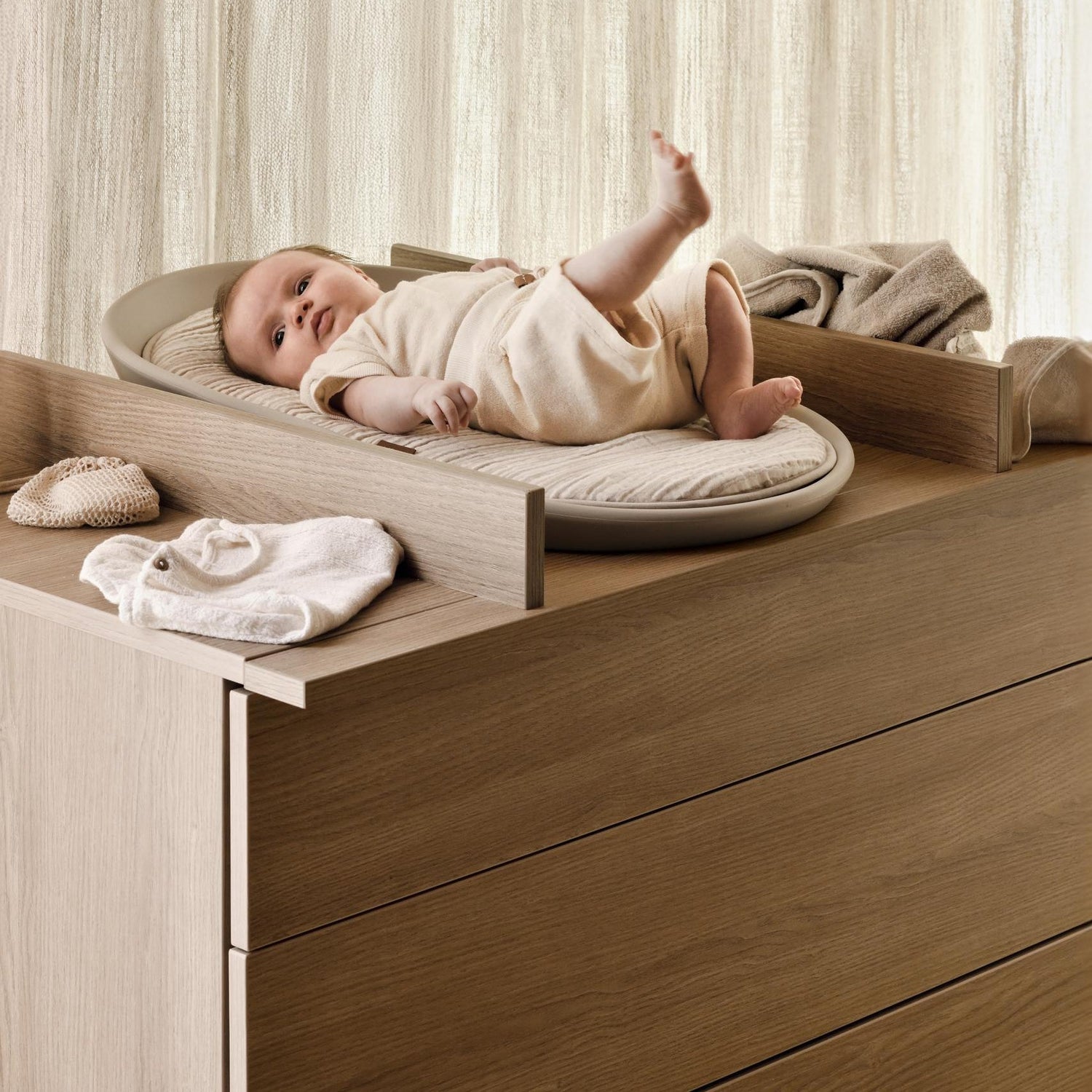 Wickelkommode Ashi - Honey Ash - little something
