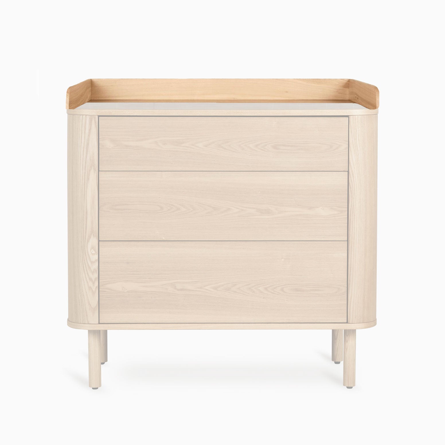Wickelkommode XL Yume mit Schubladen - Natural Ash - little something