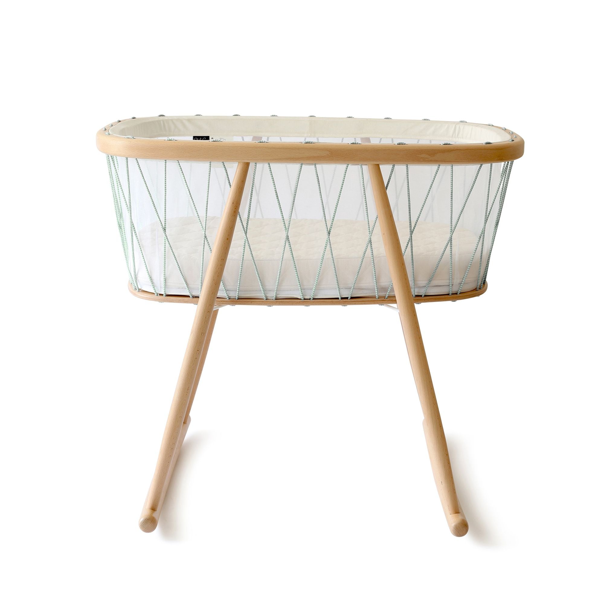 Wiege "KUMI" Lichen (mint) - little something
