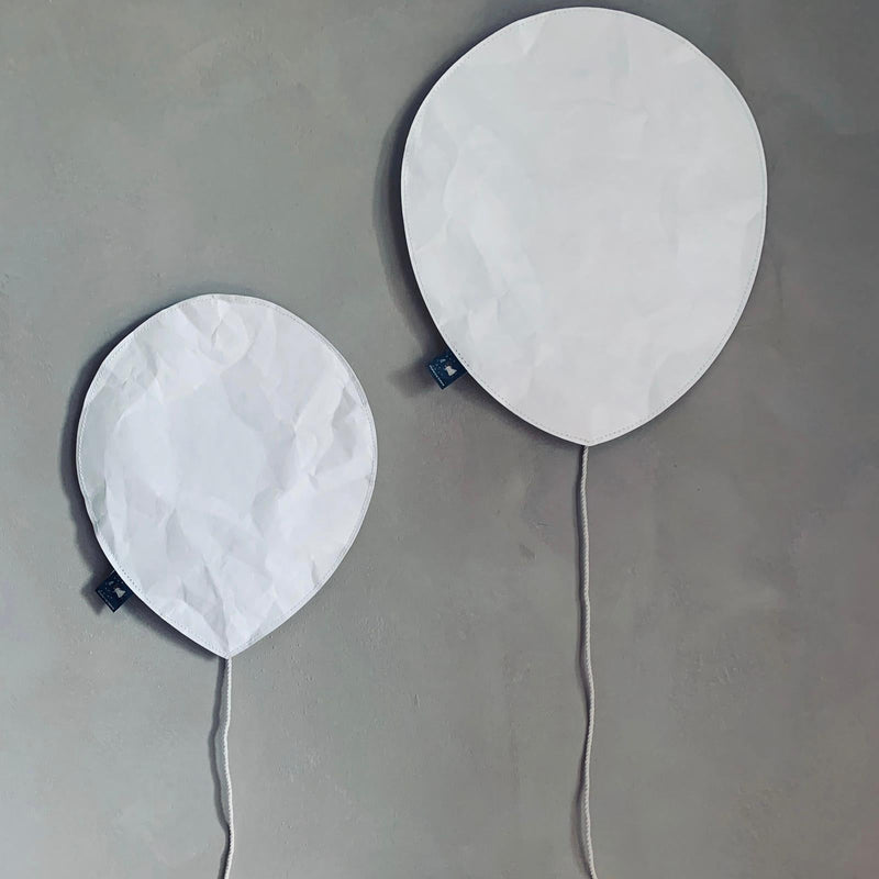 Ballon-Lampe aus Papier weiß - little something