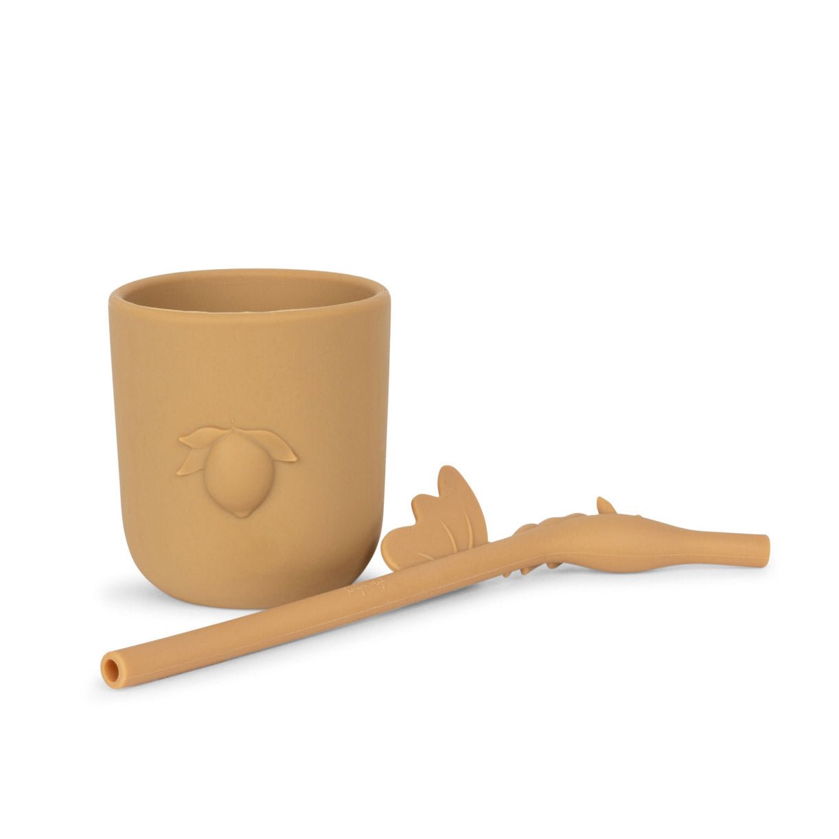 Becher und Strohhalm Set Einhorn "Lemon Cup & Unicorn Straw Set" - little something