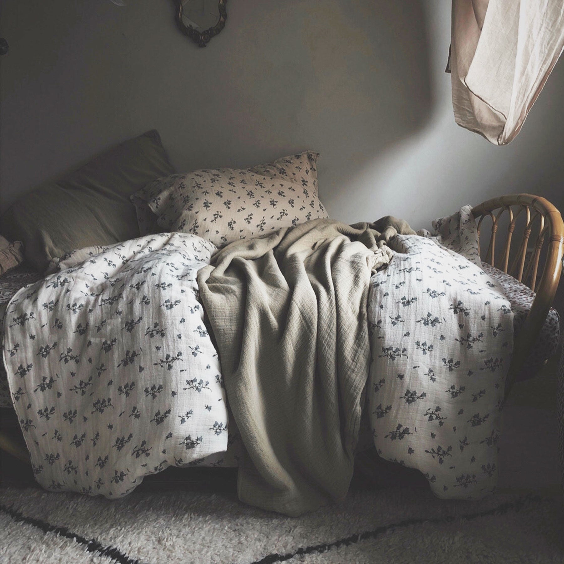 Bio Bettwäsche "Bluebell Muslin" Adult 200x140cm - little something