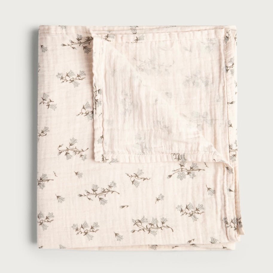 Bio Swaddle Decke "Bluebell" - little something