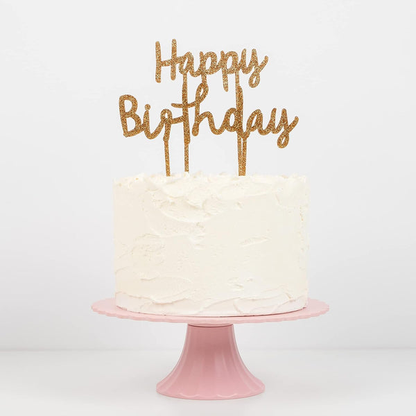 Cake Topper Happy Birthday - little something