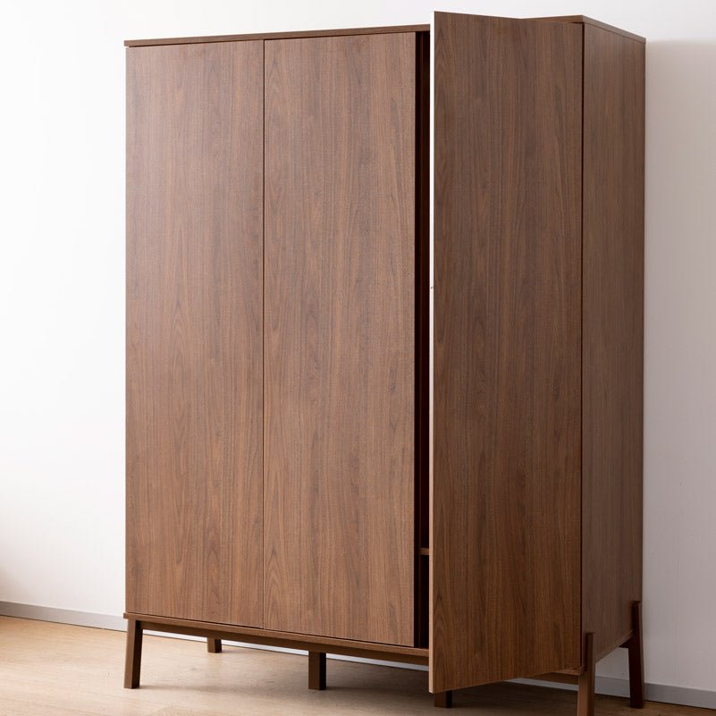 Kleiderschrank 3-türig Ashi - Chestnut - little something