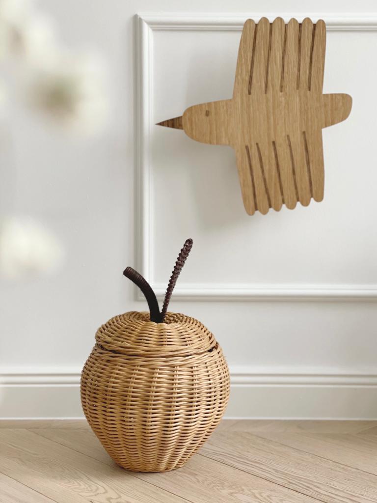 Lampe Bird aus Holz - little something