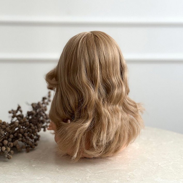 Puppe "Alienor" 34cm mit blonden langen Haaren und blauen Augen - little something