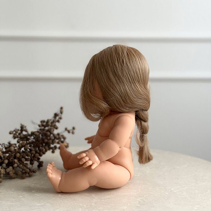 Puppe "Alienor" 34cm mit blonden langen Haaren und blauen Augen - little something