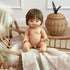 Puppe "Jules" 34cm mit braunen Haaren und braunen Augen - little something