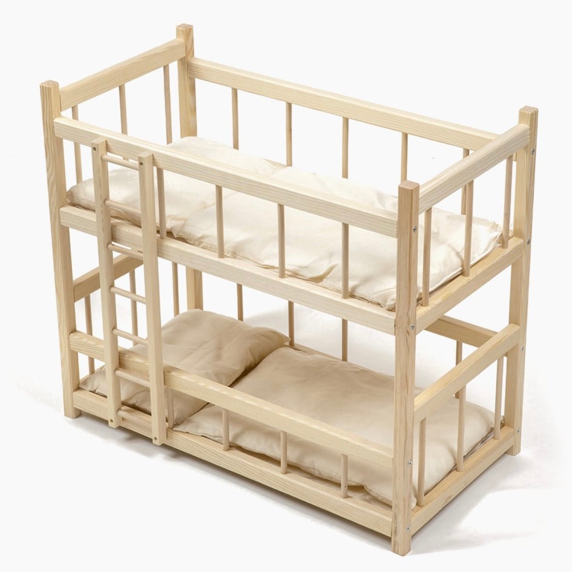 Puppenbett Etagenbett aus Holz inkl. Puppenbettwäsche - little something