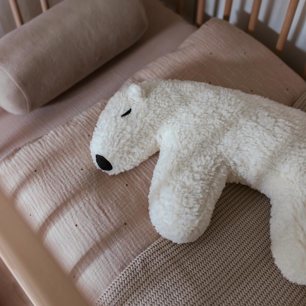 Stillkissen Eisbär "Polarbear Nanook" aus Bio-Baumwolle - little something
