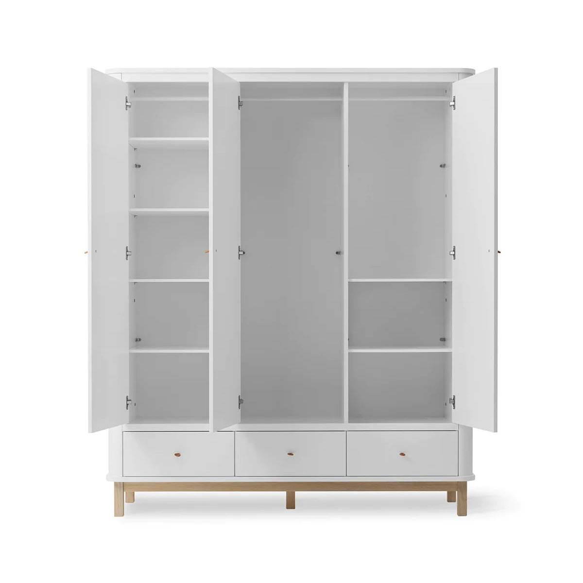 Wood Kleiderschrank, 3-türig - little something