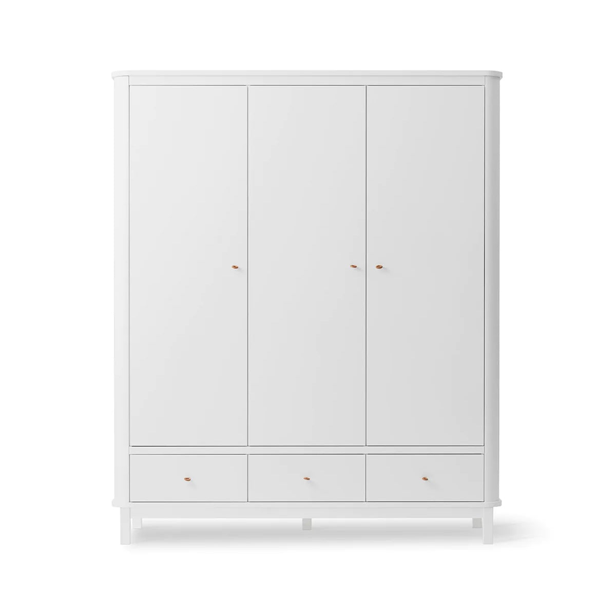 Wood Kleiderschrank, 3-türig - little something