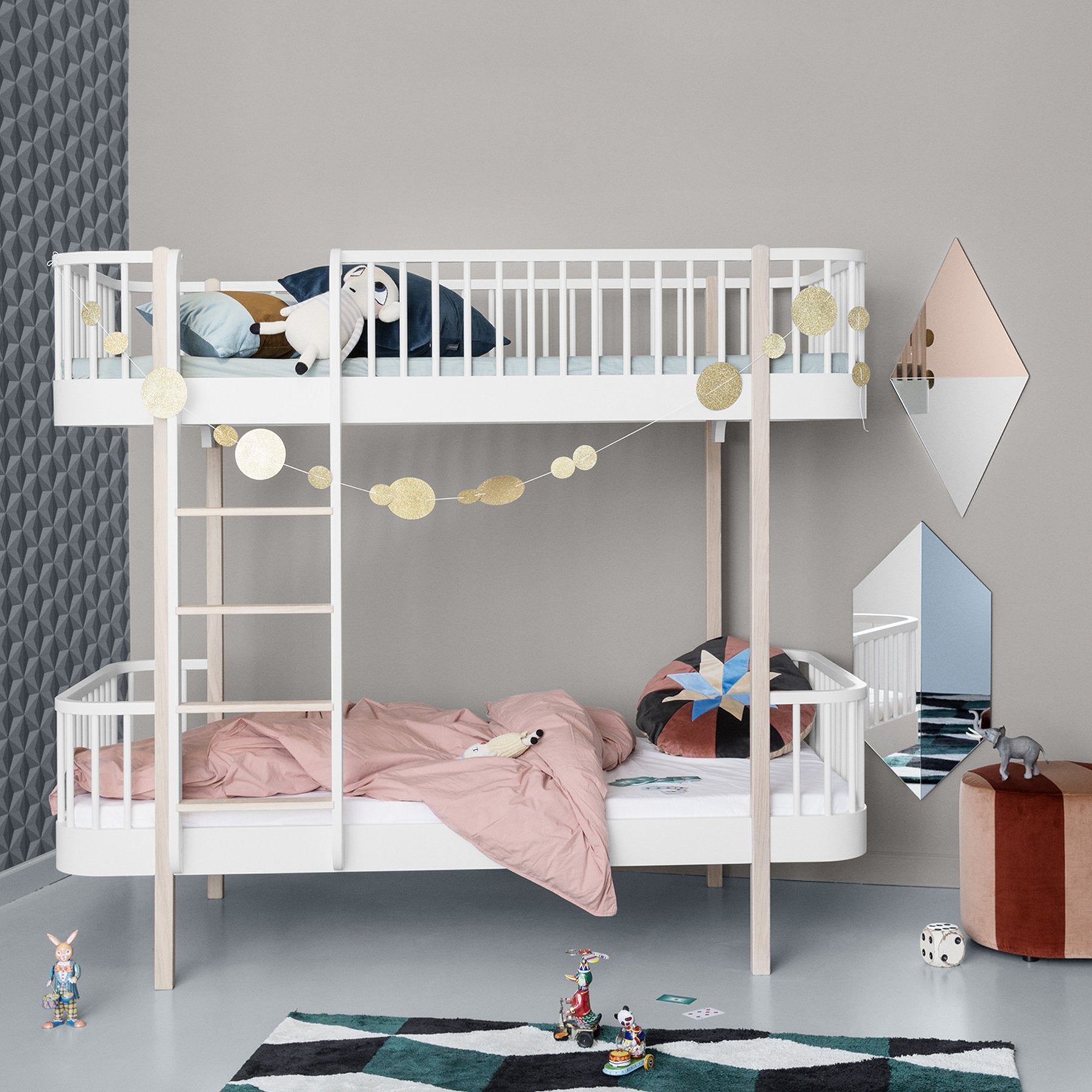 Wood Original Etagenbett 90x200 cm, Leiter Vorne - little something