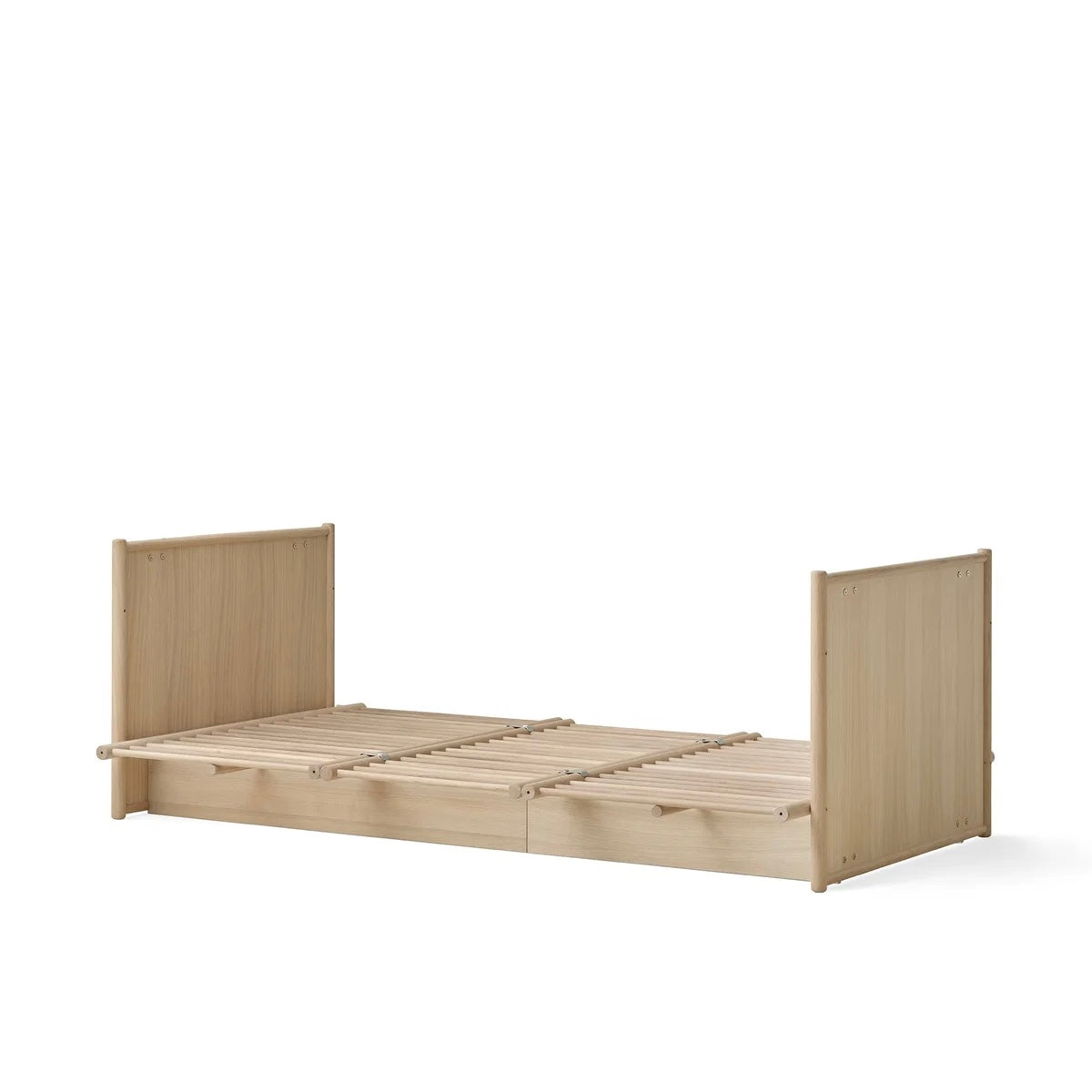 Camp Novel 2in1 Babybett 60x120cm &amp; Bett 120x200 cm, Eiche