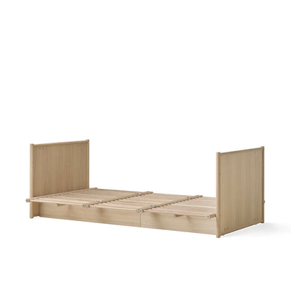 Camp Novel 2in1 Babybett 60x120cm &amp; Bett 120x200 cm, Eiche
