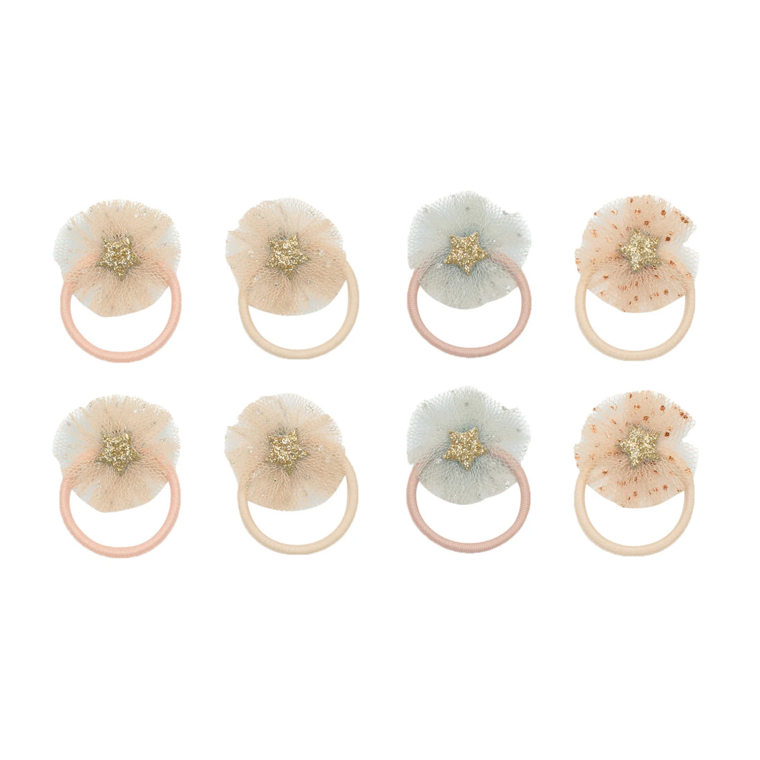 Haargummis Mini Stern Tüll &quot;Mini Tulle Rosette&quot; - little something
