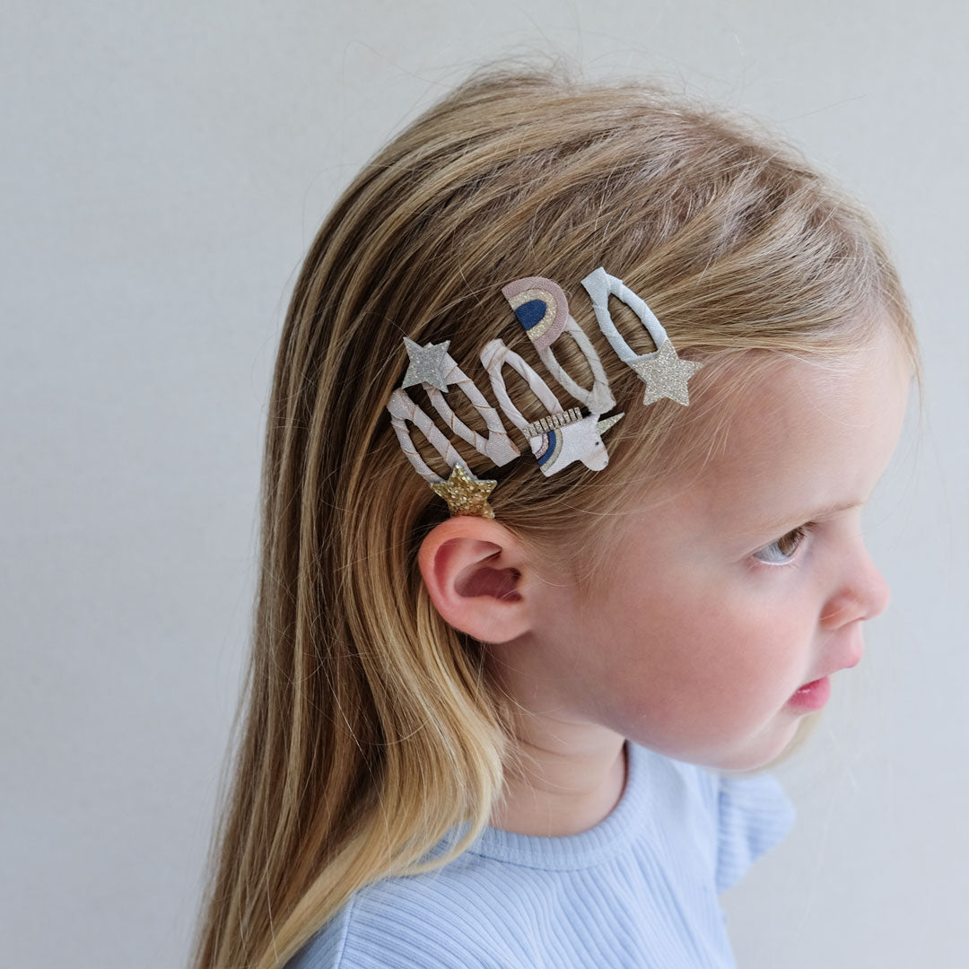 Haarspangen Celeste Einhorn mini &quot;Celeste Unicorn Mini&quot; 5er Set - little something