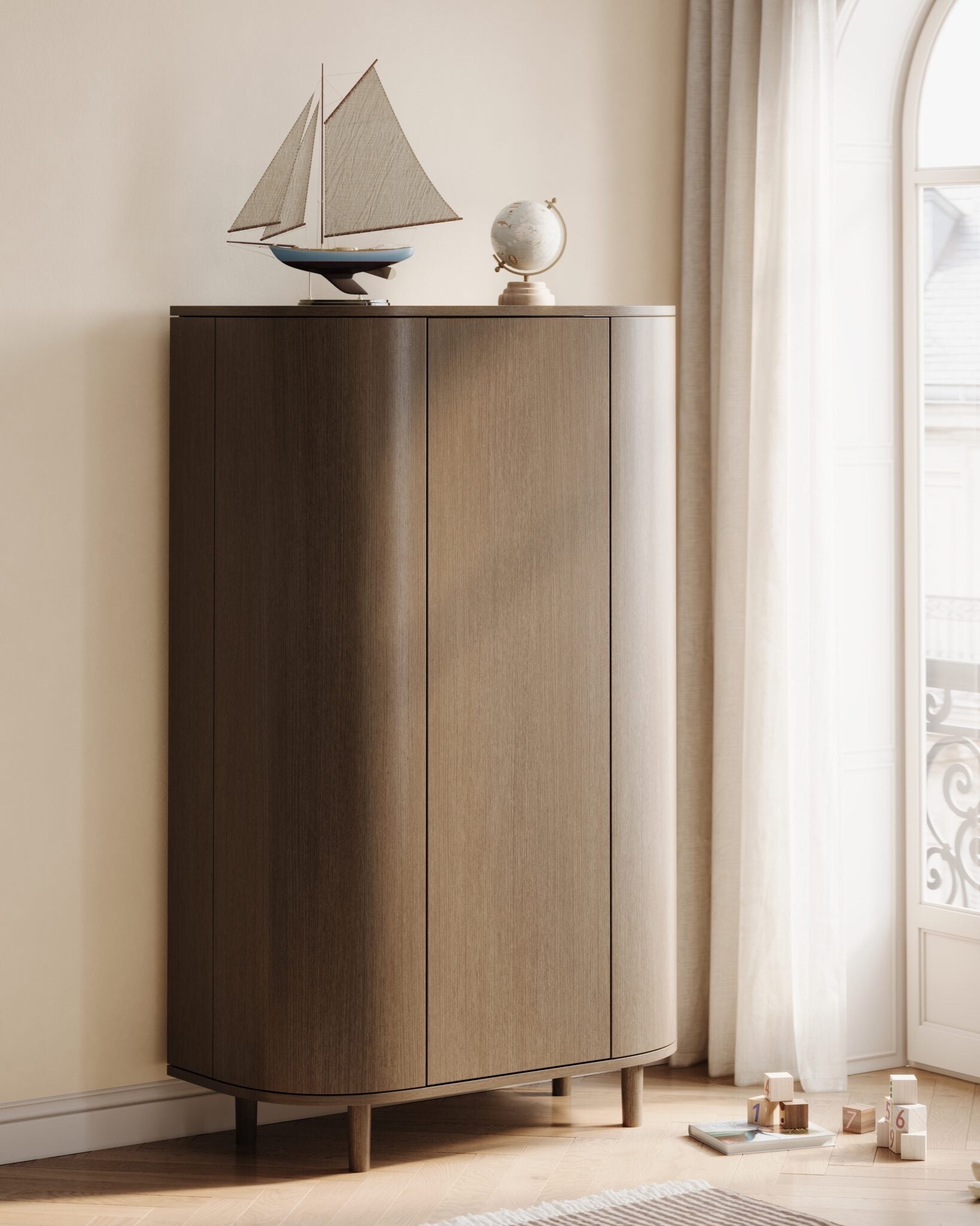 Kleiderschrank  KAI - Smoked Oak