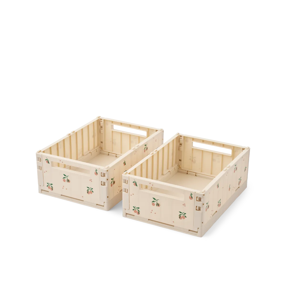 Faltkiste 2er Set Weston printed Peach / Sea Shell M
