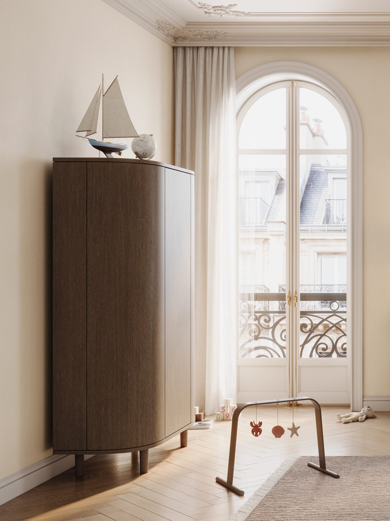 Kleiderschrank  KAI - Smoked Oak