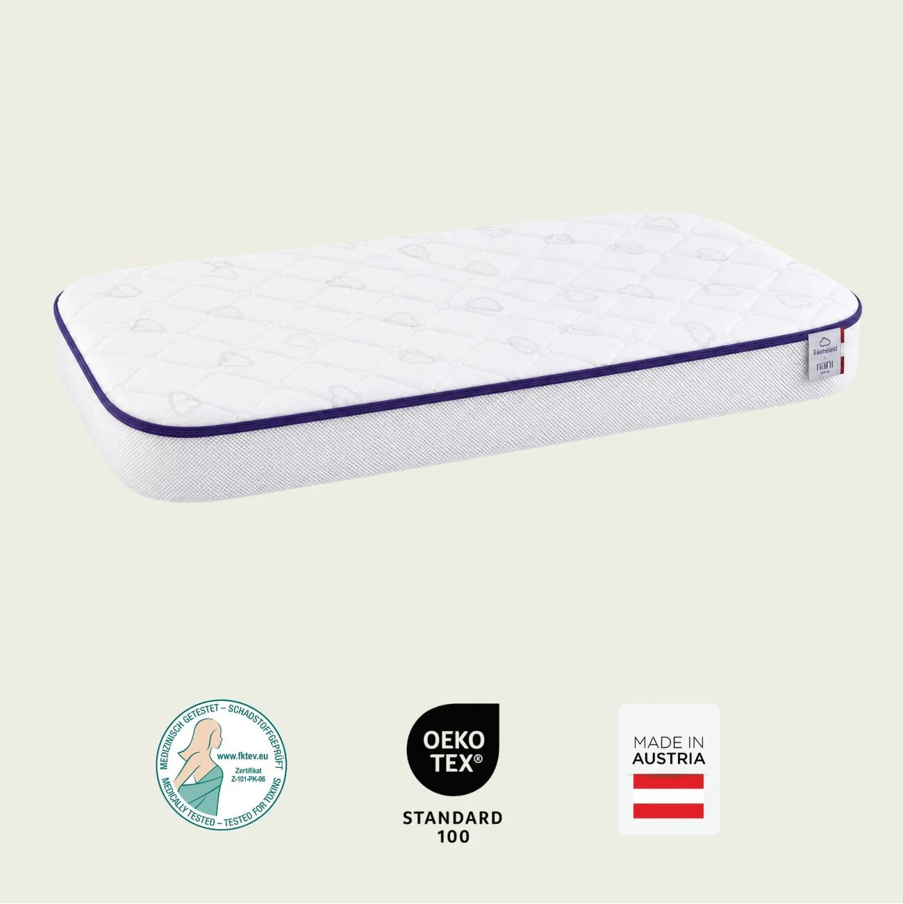 Matratze Polarstern für das 4-in-1 Babybett Nani x Träumeland