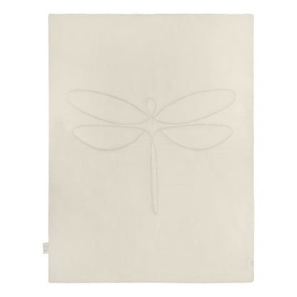 Krabbeldecke / Wandteppich dragonfly creme / vanille