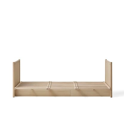 Camp Novel 2in1 Babybett 60x120cm &amp; Bett 120x200 cm, Eiche