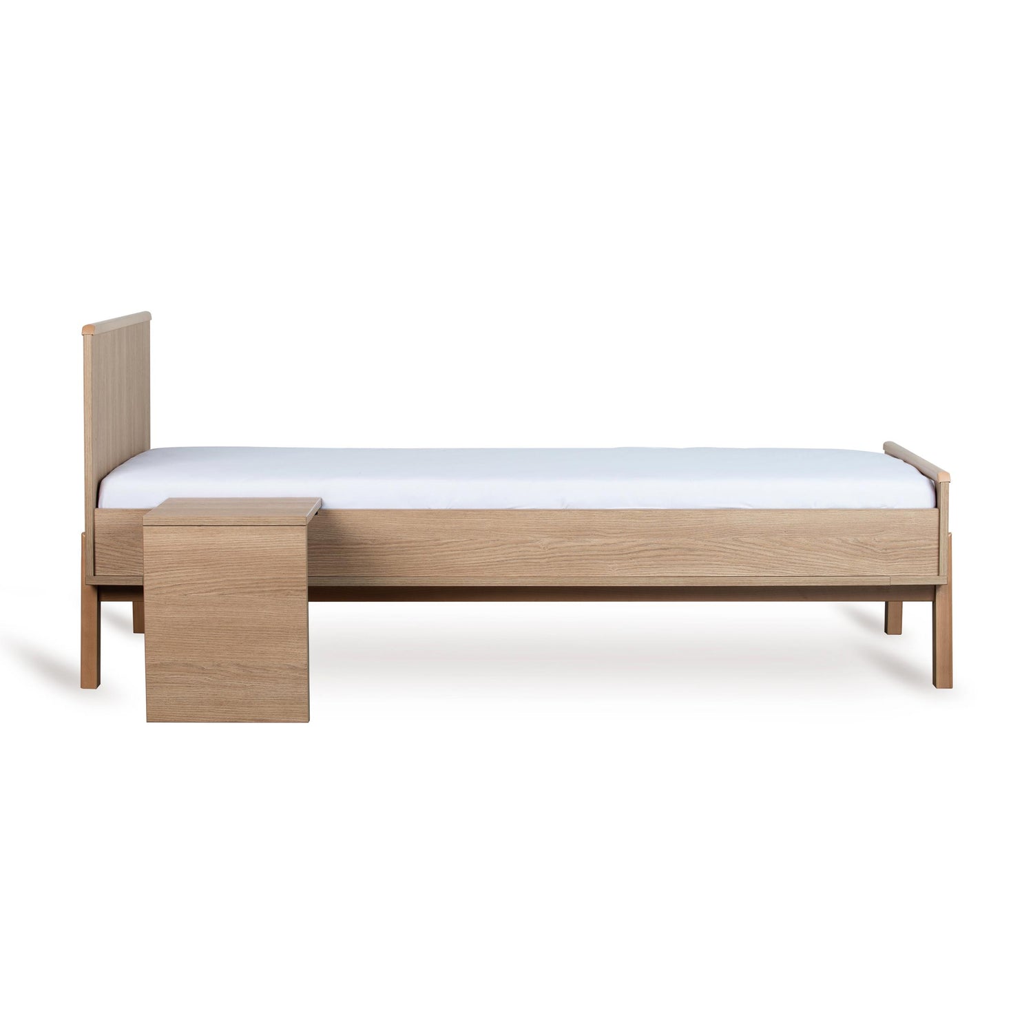 Umbauset "Junior Kit" Ashi - Honey Ash vom Kinderbett 140x70cm zum Juniorbett 170x70cm inkl. Nachttisch