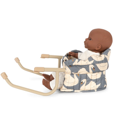 Puppensitz für den Tisch Schwan "Doll table chair"