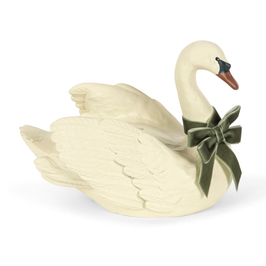 Spardose Schwan "Polyresin Money Bank Swan"
