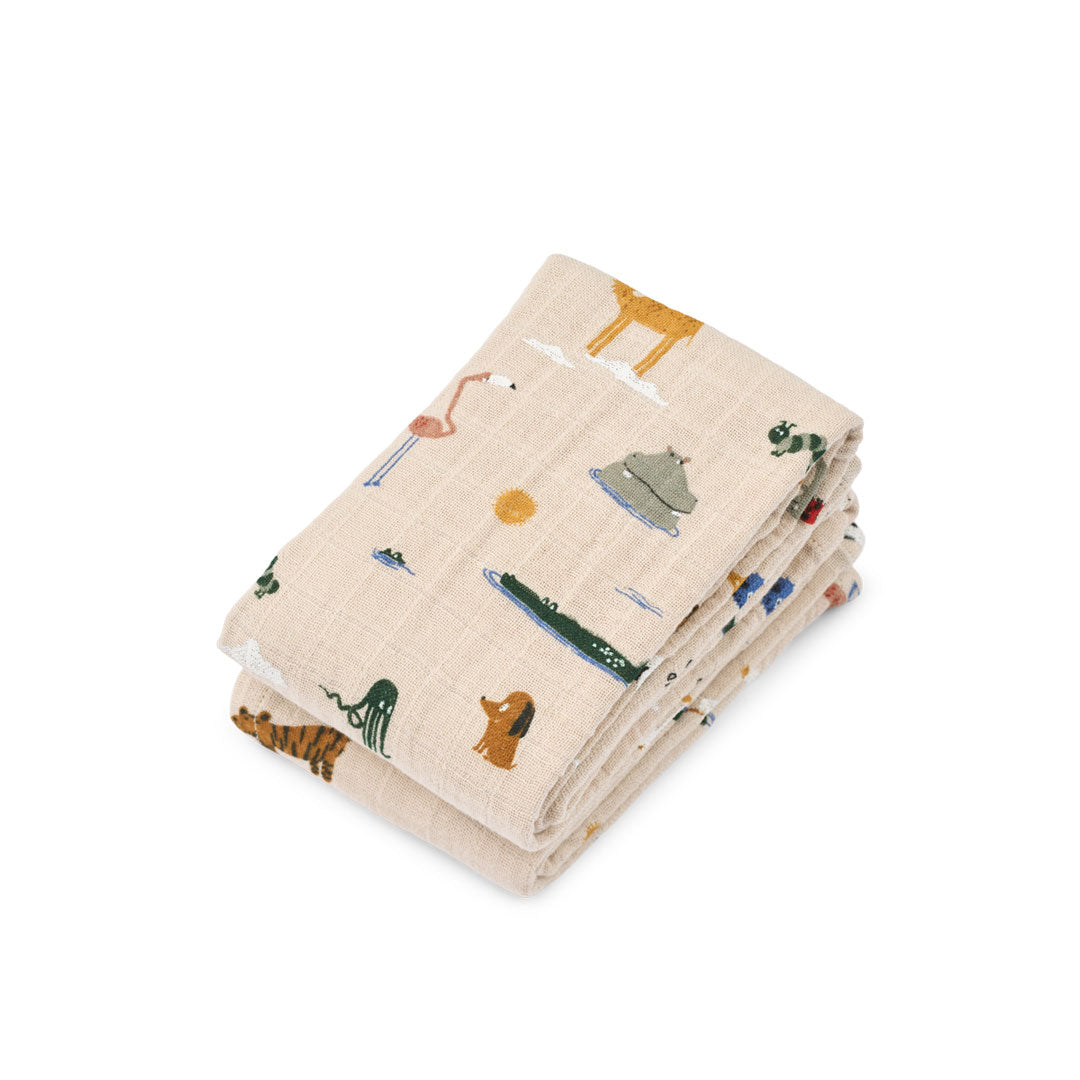 Mulltuch &quot;Lewis Around The World&quot; 2er Set - little something