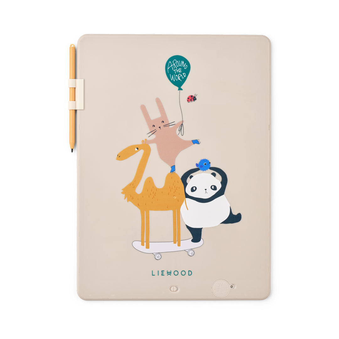Zeichen-Tablet Maltafel Large &quot;Zora Around the World&quot;