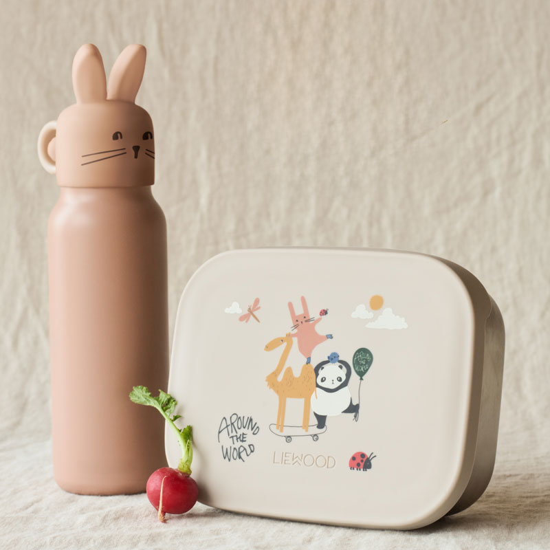 Trinkflasche mit Deckel &quot;Falk Rabbit&quot; 350ml - Hase - little something