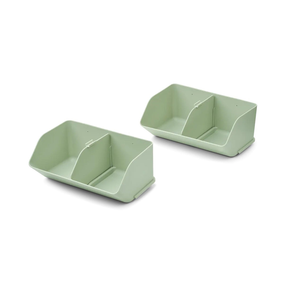 Aufbewahrungskorb medium dusty mint 2er Set &quot;Rosemary Desktop Organizer M&quot; - little something