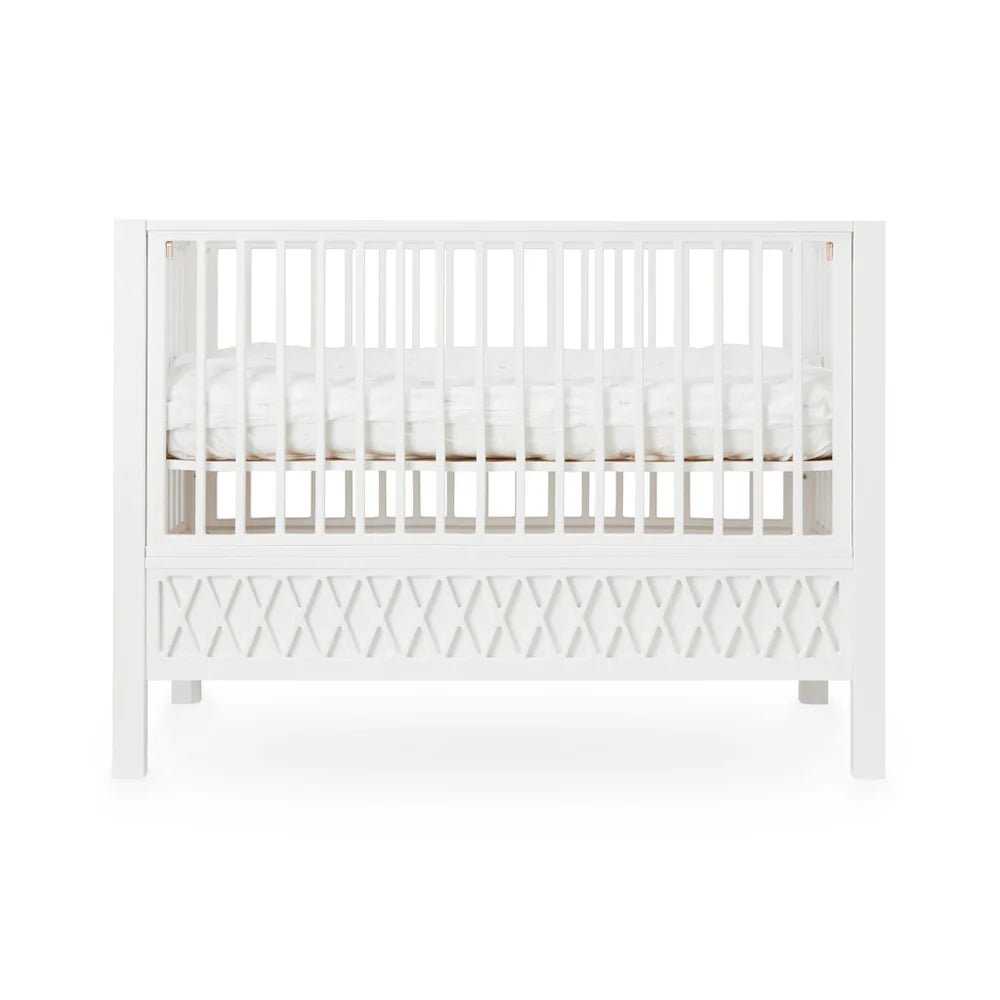 Babybett 60x120cm &quot;Harlequin&quot; White - little something