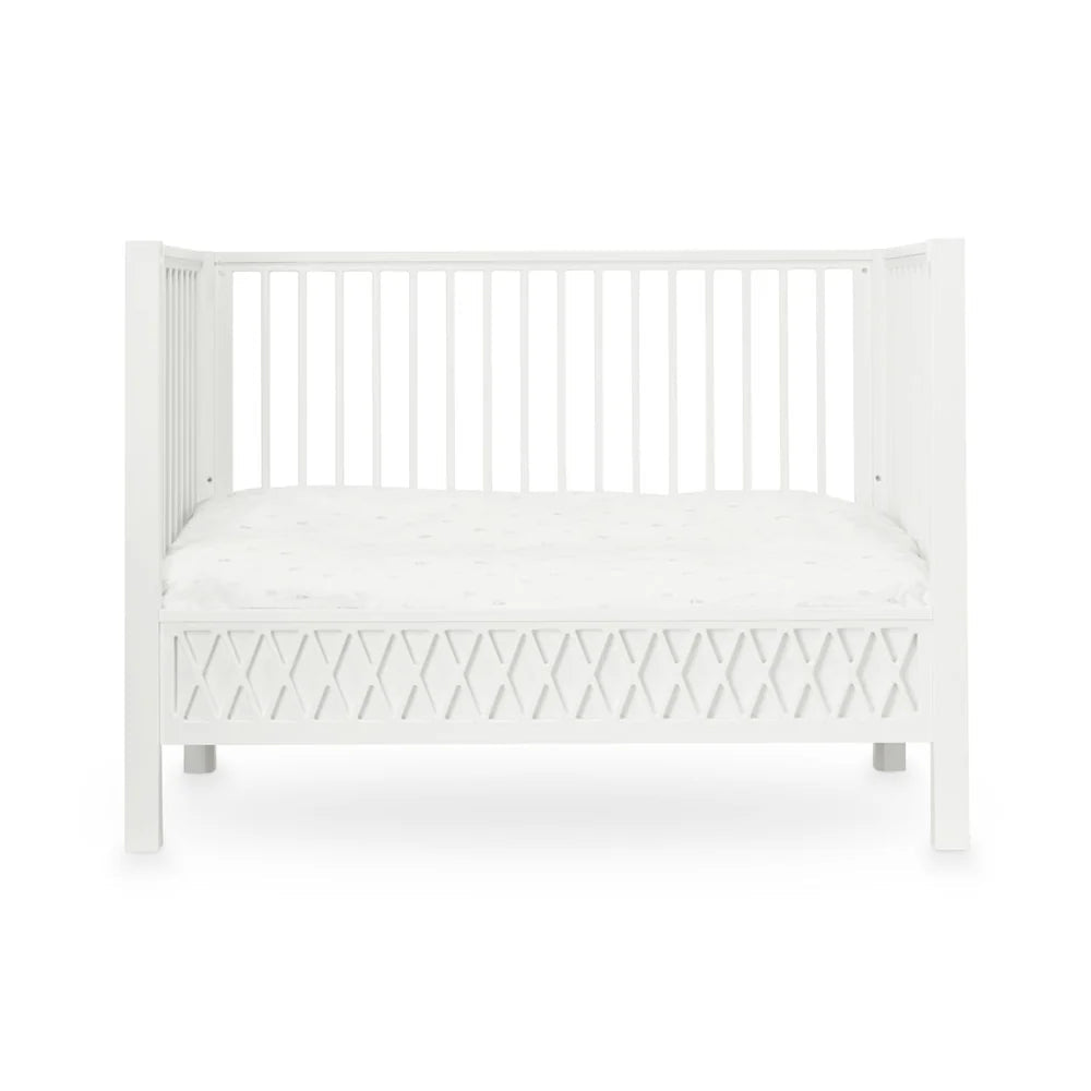 Babybett 60x120cm &quot;Harlequin&quot; White - little something