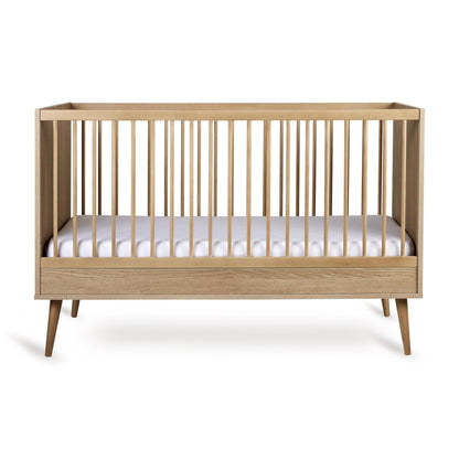 Babybett Flow - Honey Ash 140x70cm (inkl. Umbaumöglichkeit in ein Kinderbett 140x70cm) - little something