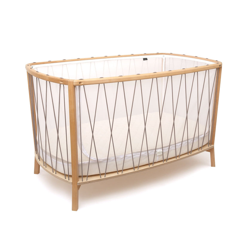 Babybett "KIMI" Hazelnut (umbaubar in ein offenes Babybett) - little something