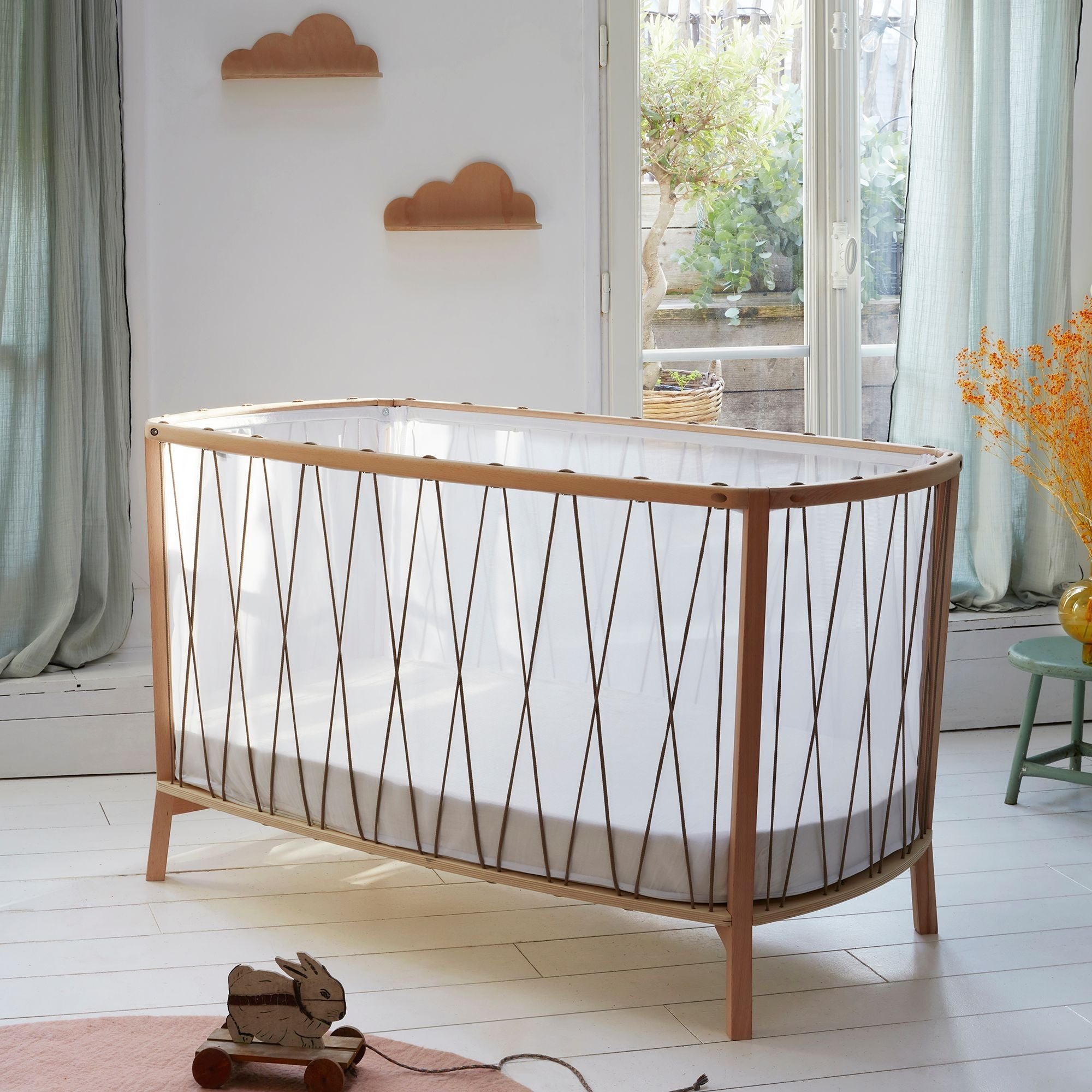 Babybett &quot;KIMI&quot; Hazelnut (umbaubar in ein offenes Babybett) - little something