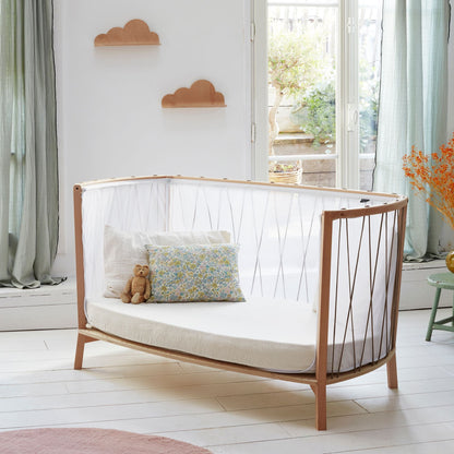 Babybett &quot;KIMI&quot; Hazelnut (umbaubar in ein offenes Babybett) - little something