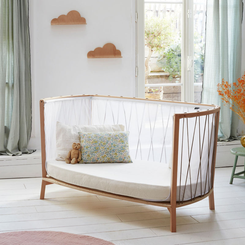 Babybett "KIMI" Hazelnut (umbaubar in ein offenes Babybett) - little something