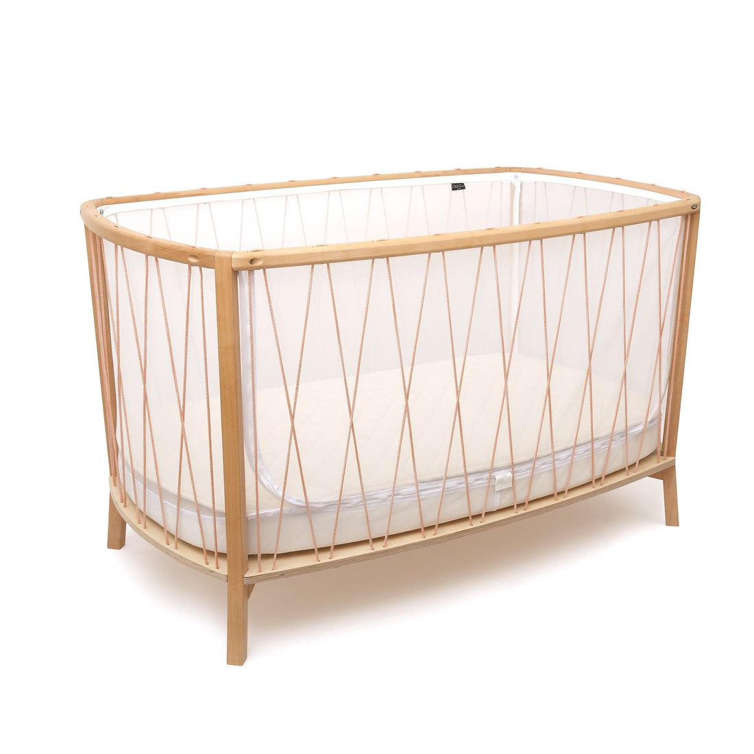 Babybett &quot;KIMI&quot; Rosenholz (umbaubar in ein offenes Babybett) - little something