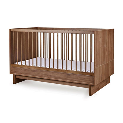 Babybett Kyo - Walnut 140x70cm (inkl. Umbaumöglichkeit in ein Kinderbett 140x70cm) - little something