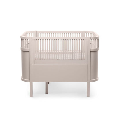 Babybett Sebra (inkl. Umbaumöglichkeit in ein Kinderbett) - Birchbark Rose - little something