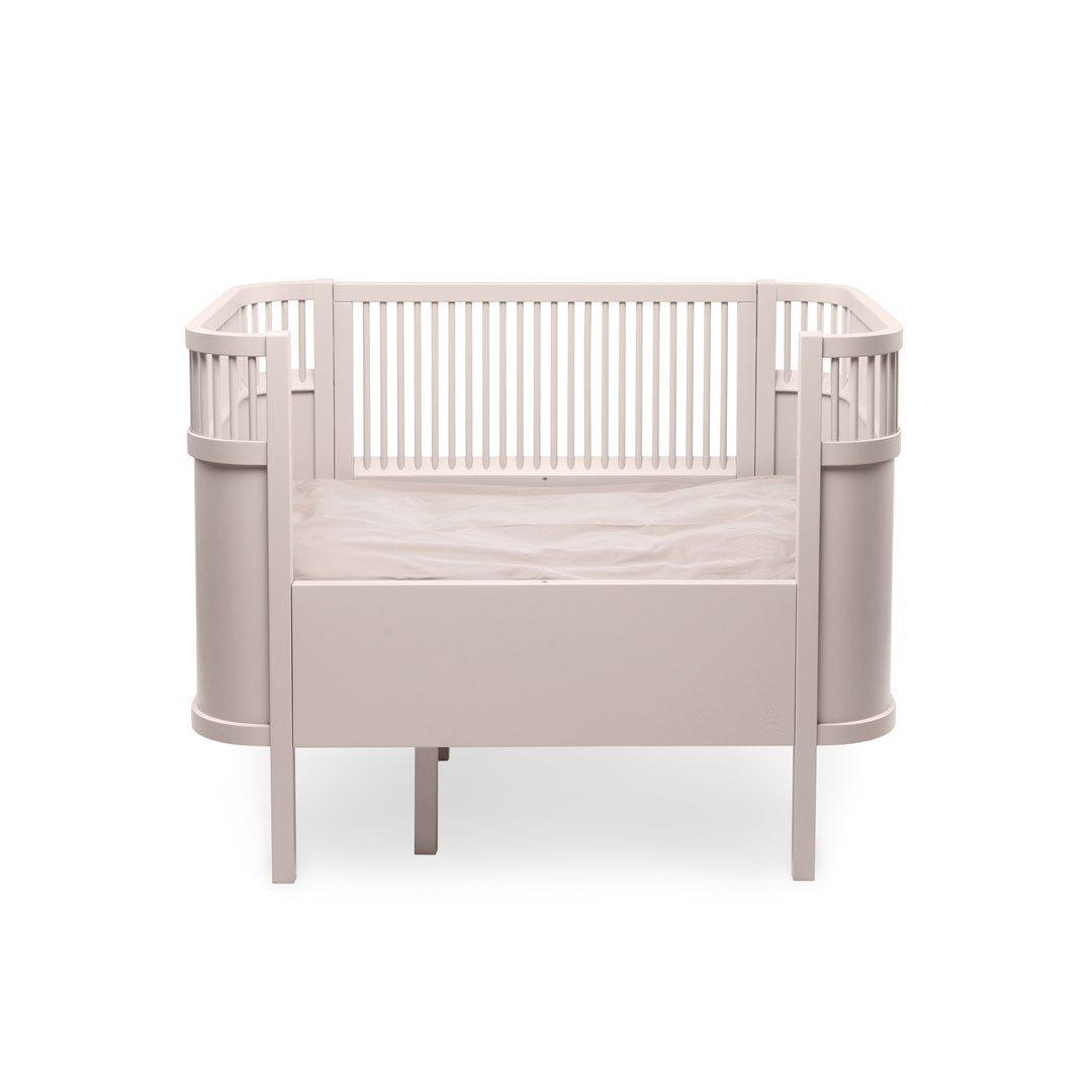 Babybett Sebra (inkl. Umbaumöglichkeit in ein Kinderbett) - Birchbark Rose - little something