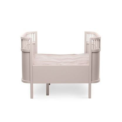 Babybett Sebra (inkl. Umbaumöglichkeit in ein Kinderbett) - Birchbark Rose - little something