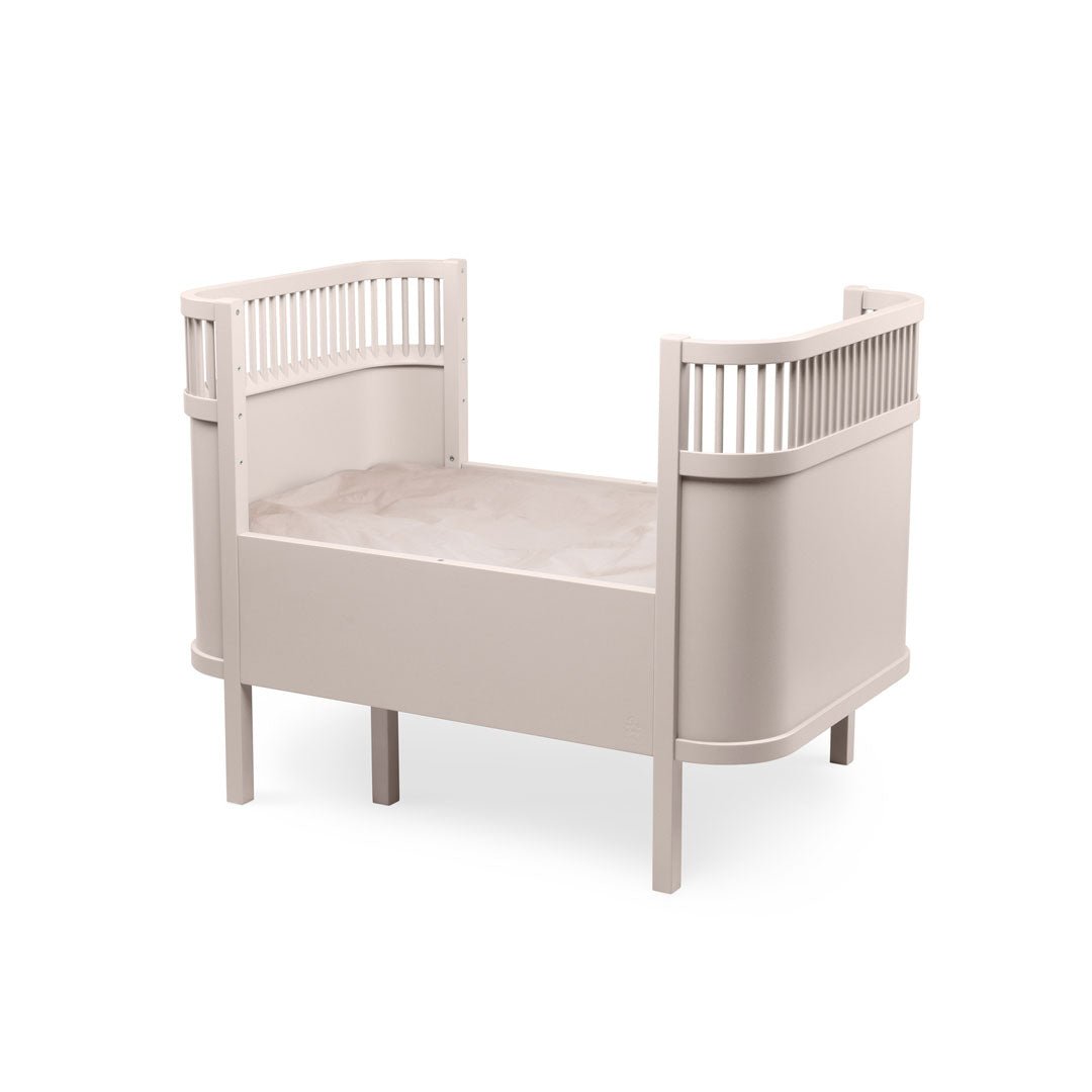 Babybett Sebra (inkl. Umbaumöglichkeit in ein Kinderbett) - Birchbark Rose - little something