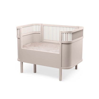 Babybett Sebra (inkl. Umbaumöglichkeit in ein Kinderbett) - Birchbark Rose - little something