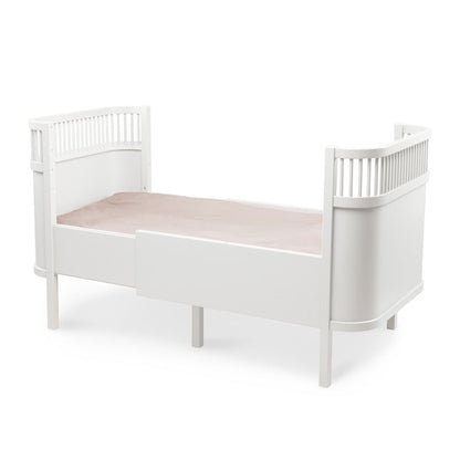 Babybett Sebra (inkl. Umbaumöglichkeit in ein Kinderbett) - Classic White - little something